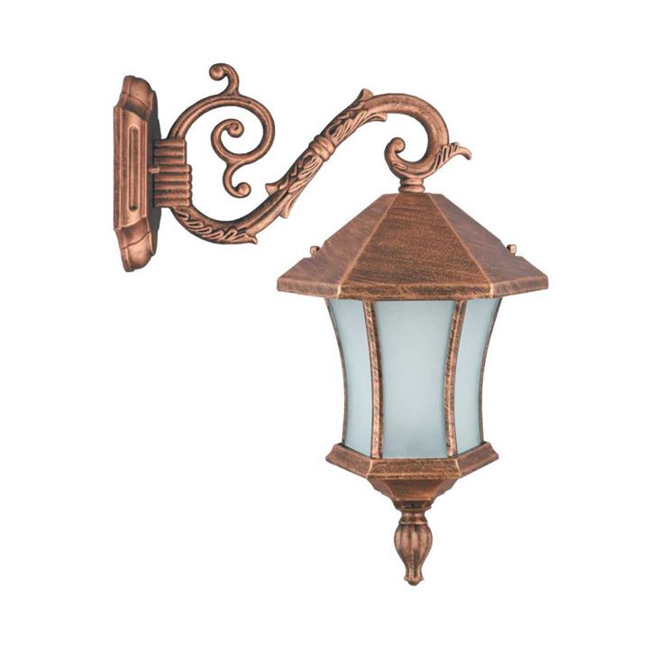 چراغ دیواری حیاطی و پارکی تکشیدفام مدل ویکتوریا کمرباریک کد 8202